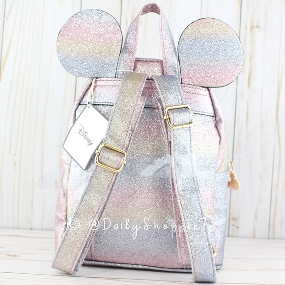 *Restocked* Rainbow Glitter Mickey Mouse Backpack - Picture 3 of 7